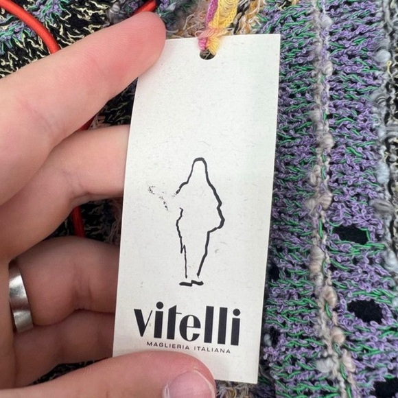 VITELLI swirl-print knit shorts size 3 M-L - Picture 4 of 7